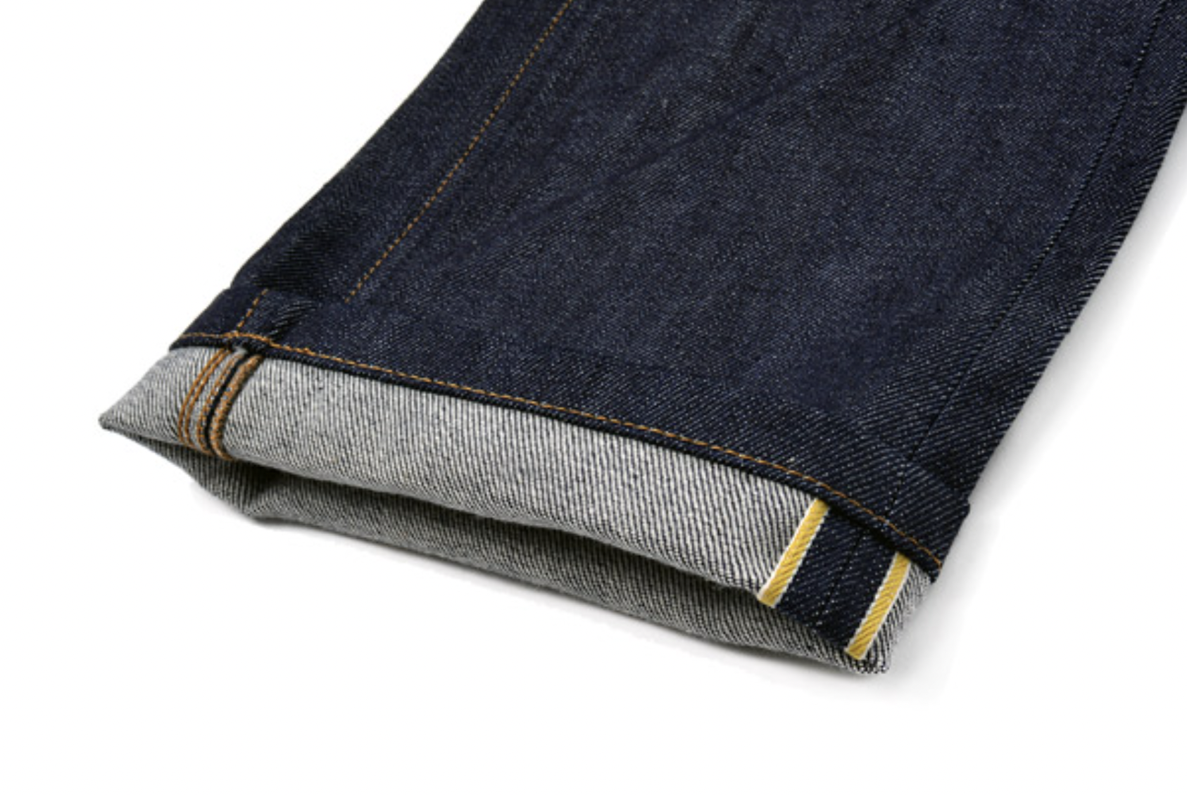 candiani southfresh yellow selvedge jeans