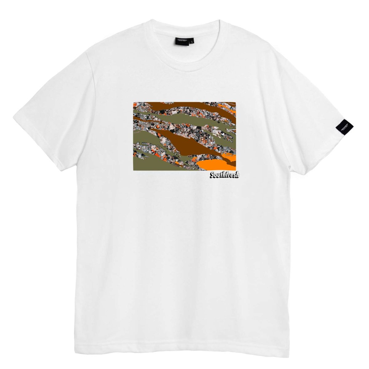 Tiger Stripes Licheni camo wh tee