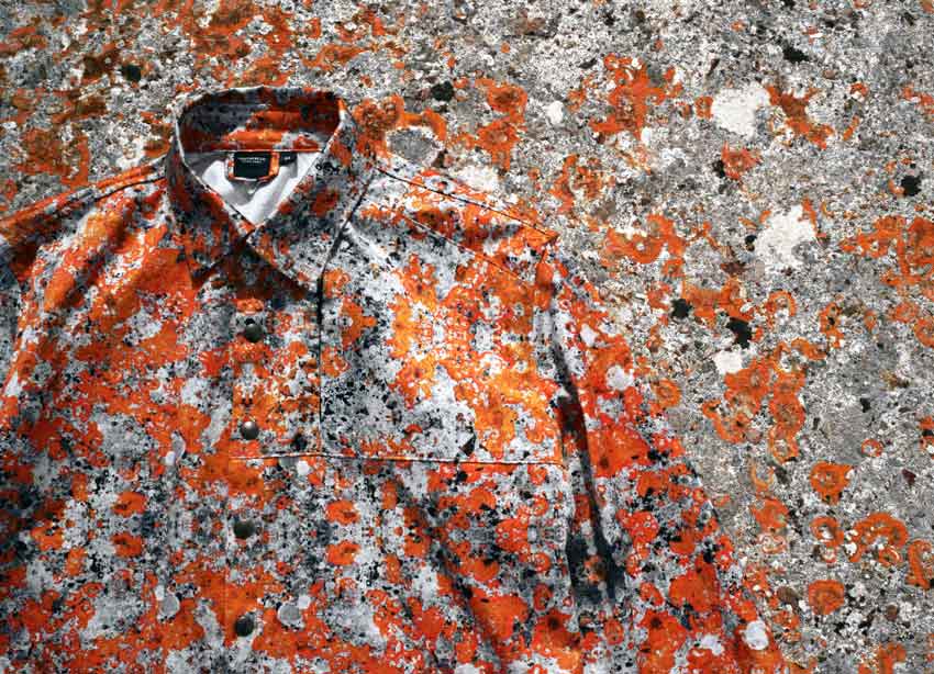 camicia licheni camouflage alberto pepe southfresh